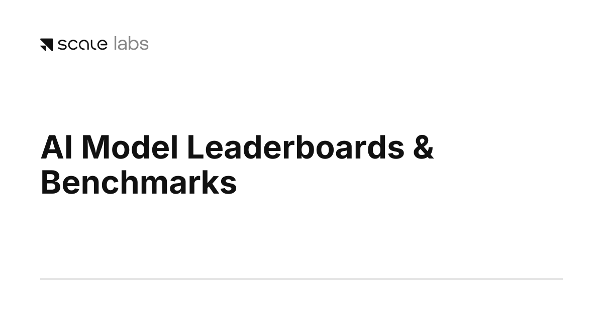 SEAL LLM Leaderboard